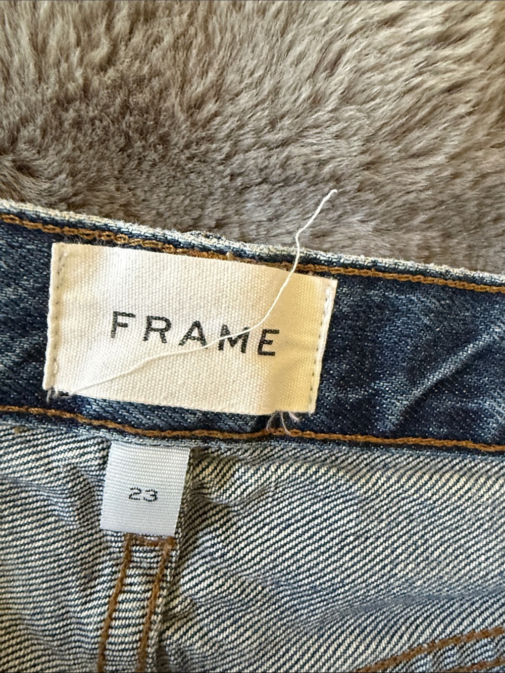 Frame Denim Shorts- High Rise - Picture 3 of 6